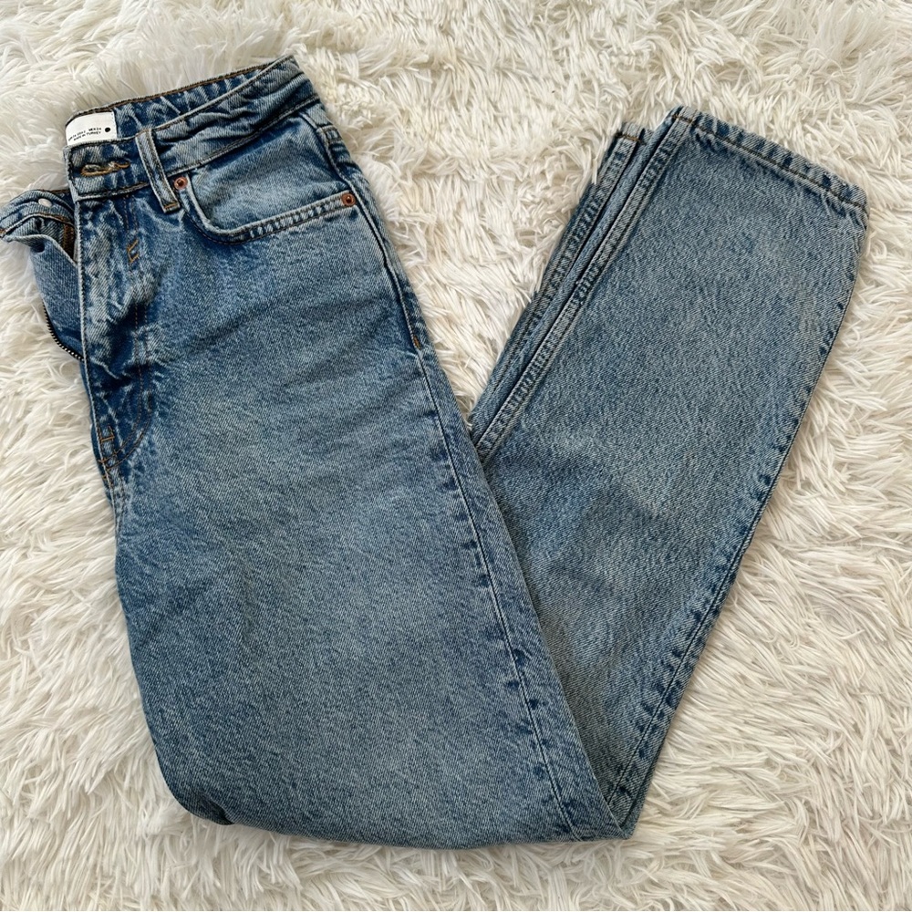 ZARA 90s Mom Blue Jeans, US 2